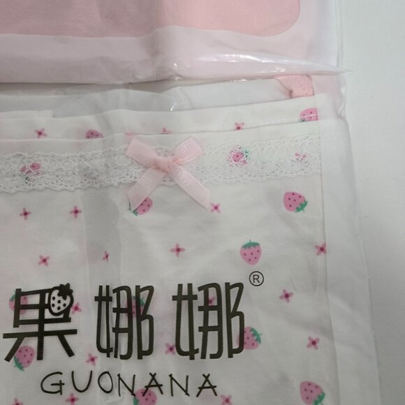 Girls 4 Pack Camisole Undershirts with Lace trim and Bow - Size 120 (US 6-7) - Picture 5 of 5